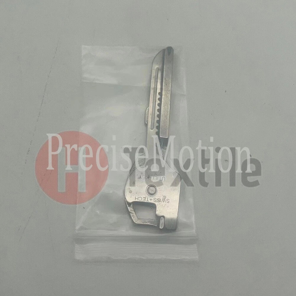 1PCS 6-in-1 Utili Key Tool Keyring Keychain Multifunction Stainless Steel