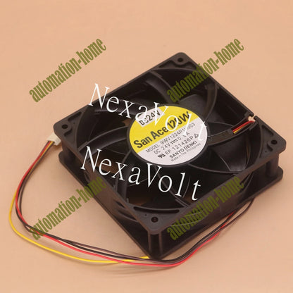 1pcs Sanyo 9WV1224P1H003 24V 12cm CNC Inverter Fan#QW