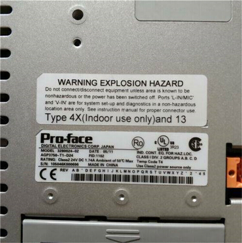 new PRO-FACE AGP3750-T1-D24 Touch Panel Proface AGP3750T1D24 HMI One - PRO-FACE
