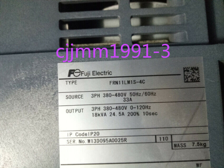 Used 1PC Fuji Inverter FRN11LM1S-4C 11kW 380V Model: FRN11LM1S-4C - FUJI