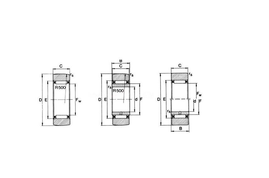 new IKO NURT45-1R Cyindrical Roller Follower 45x100x32mm. - IKO