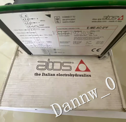 New Atos E-ME-AC-01F hydraulic valve electrical amplifier with high pressure and reliable performance - ATOS