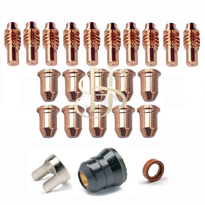 For Harbor Freight Titanium Plasma65 TI-PC65 Torch Tip Electrode kit 59164 59182