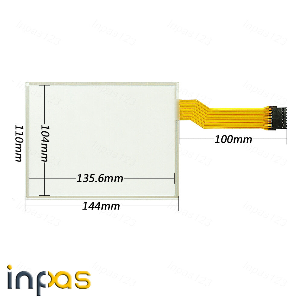 new FOR 2711P-B7C4D1 2711P-B7C4D2 Touch screen glass with Membrane keypad