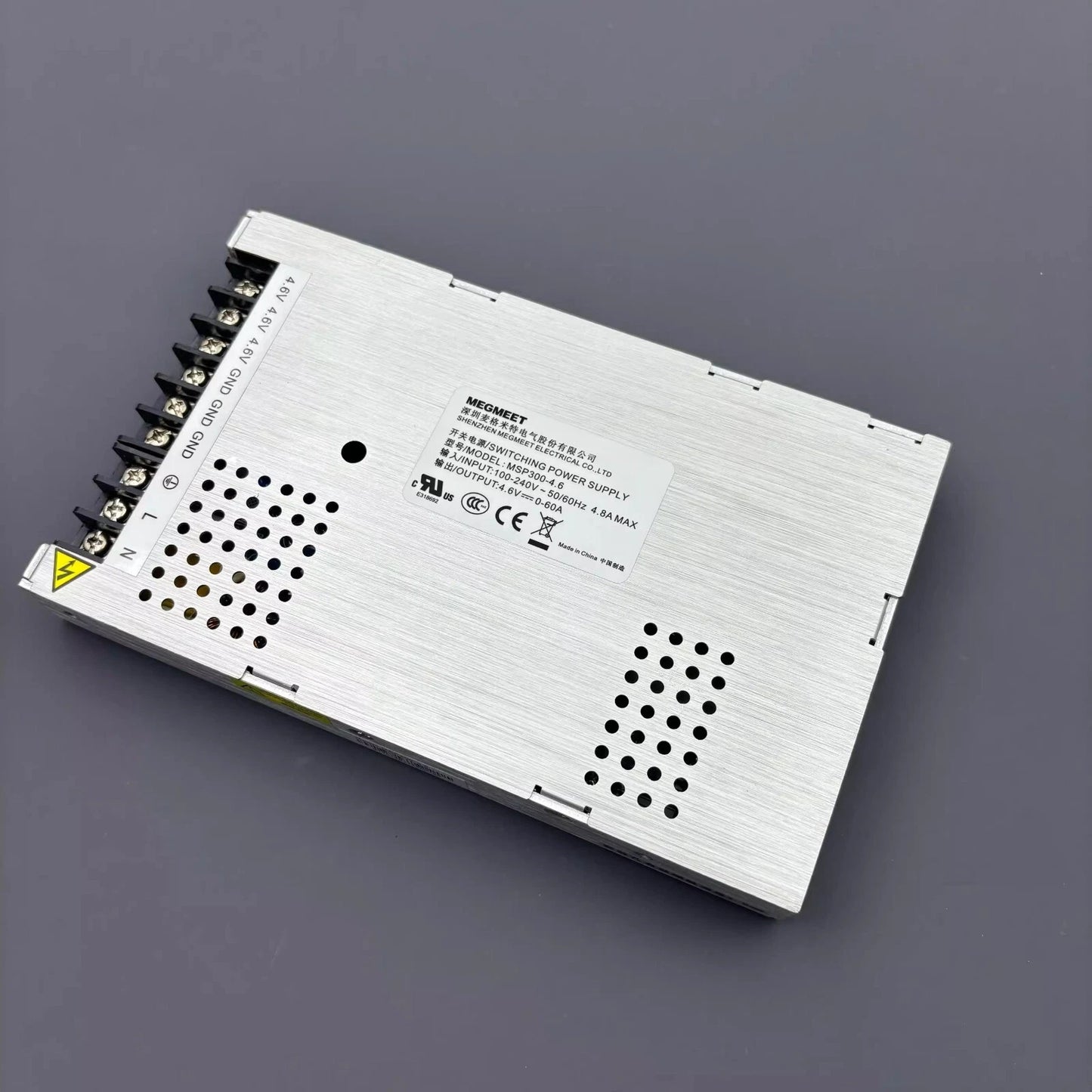 MEGMEET MSP300-4.6 LED Display Power Supply Wide Voltage Input 4.6V 60A Output