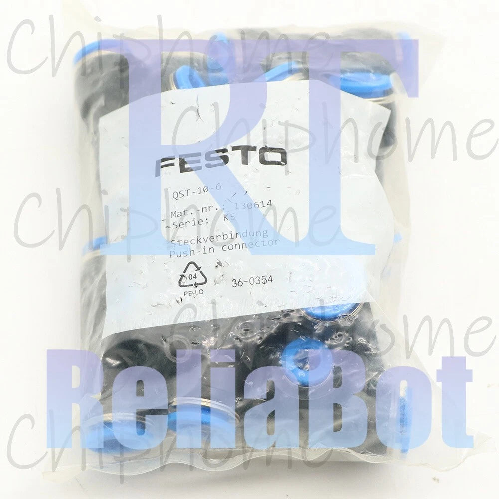 10PCS/1bag Festo QST-10-6 130614 Connector QST106
