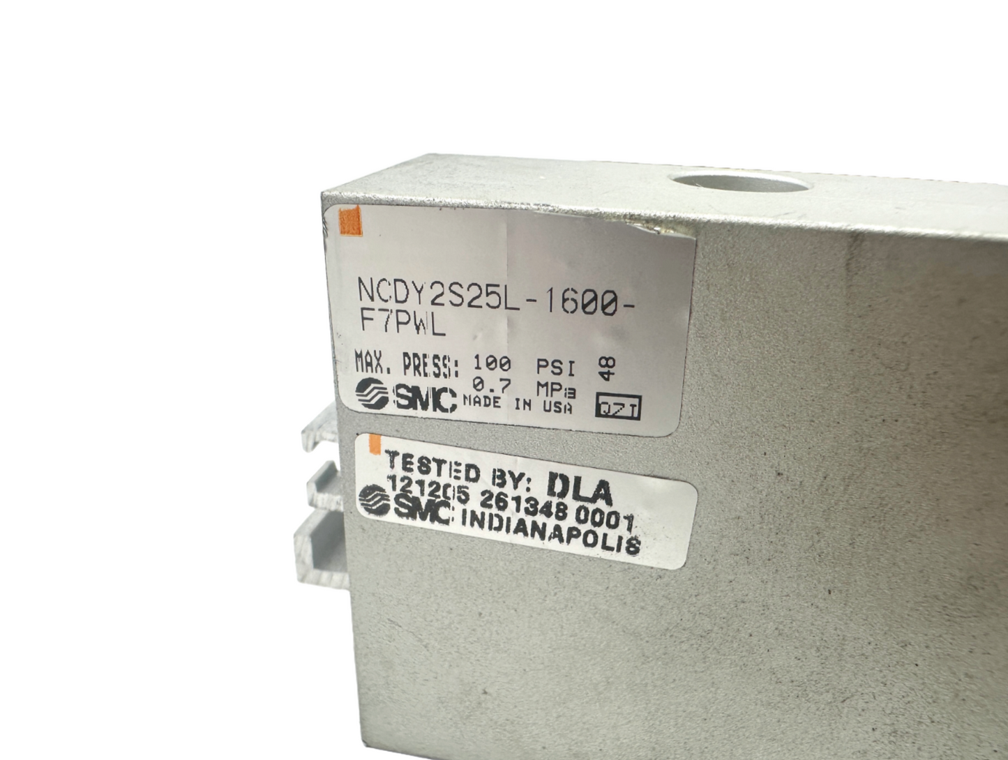 used SMC NCDY2S25L-1600-F7PWL Guided Cylinder - SMC