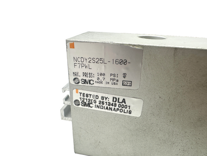 used SMC NCDY2S25L-1600-F7PWL Guided Cylinder - SMC