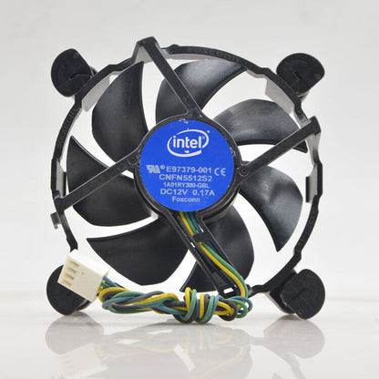 new Intel cpu fan E97379-001 E97379-003 12v cpu fan
