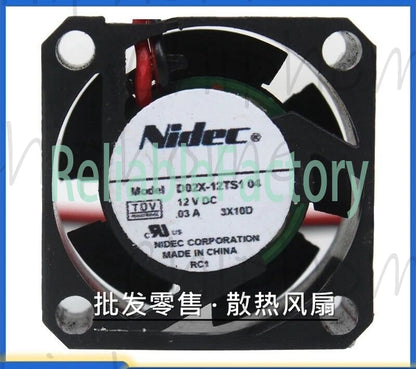 NIDEC D02X-12TS1 12V 0.03A 2510 2.5cm Cooling Fan