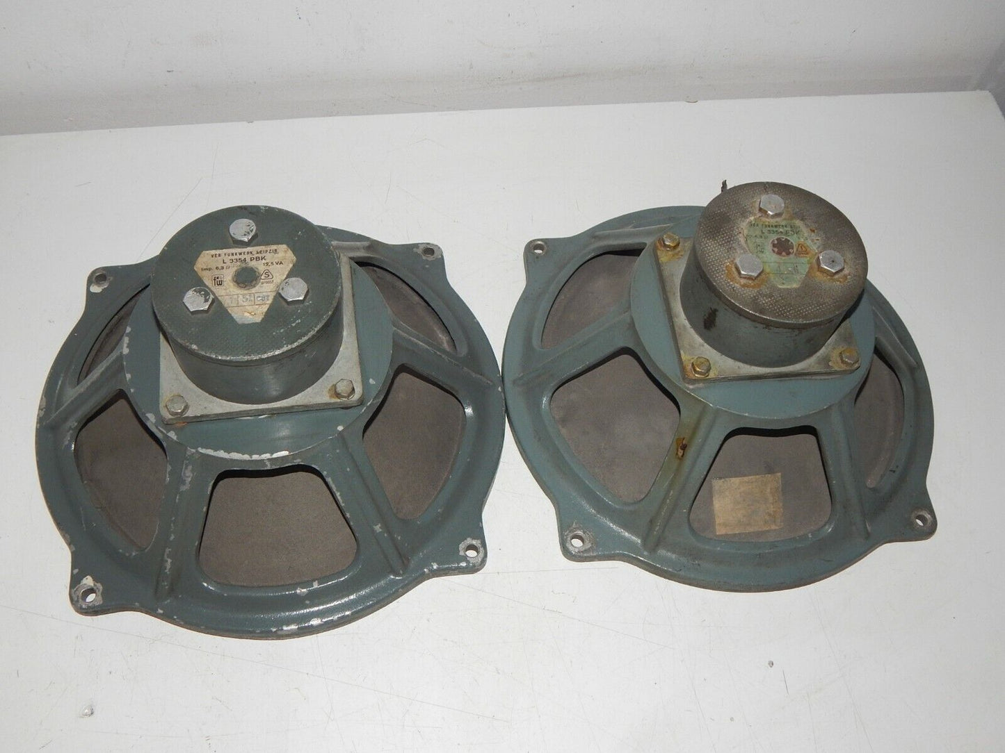 used 2x speakers L3354 PBK VEB Funkwerk Leipzig AlNiCo Carl Zeiss - FUNKWERK