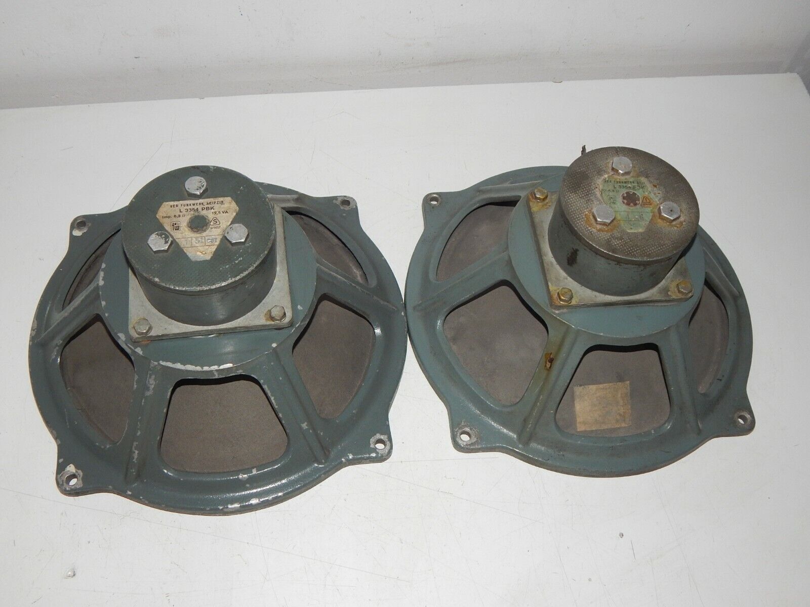 used 2x speakers L3354 PBK VEB Funkwerk Leipzig AlNiCo Carl Zeiss - FUNKWERK