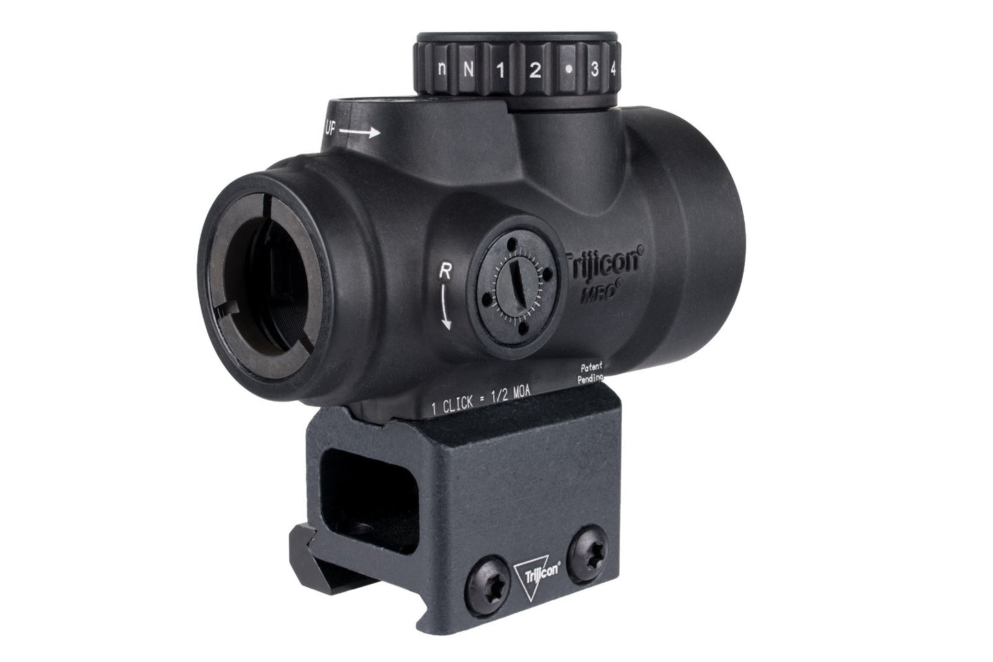Trijicon MRO SD 1x25 2.0 MOA Adjustable Green Dot; Lower 1/3 Cowitness Mount