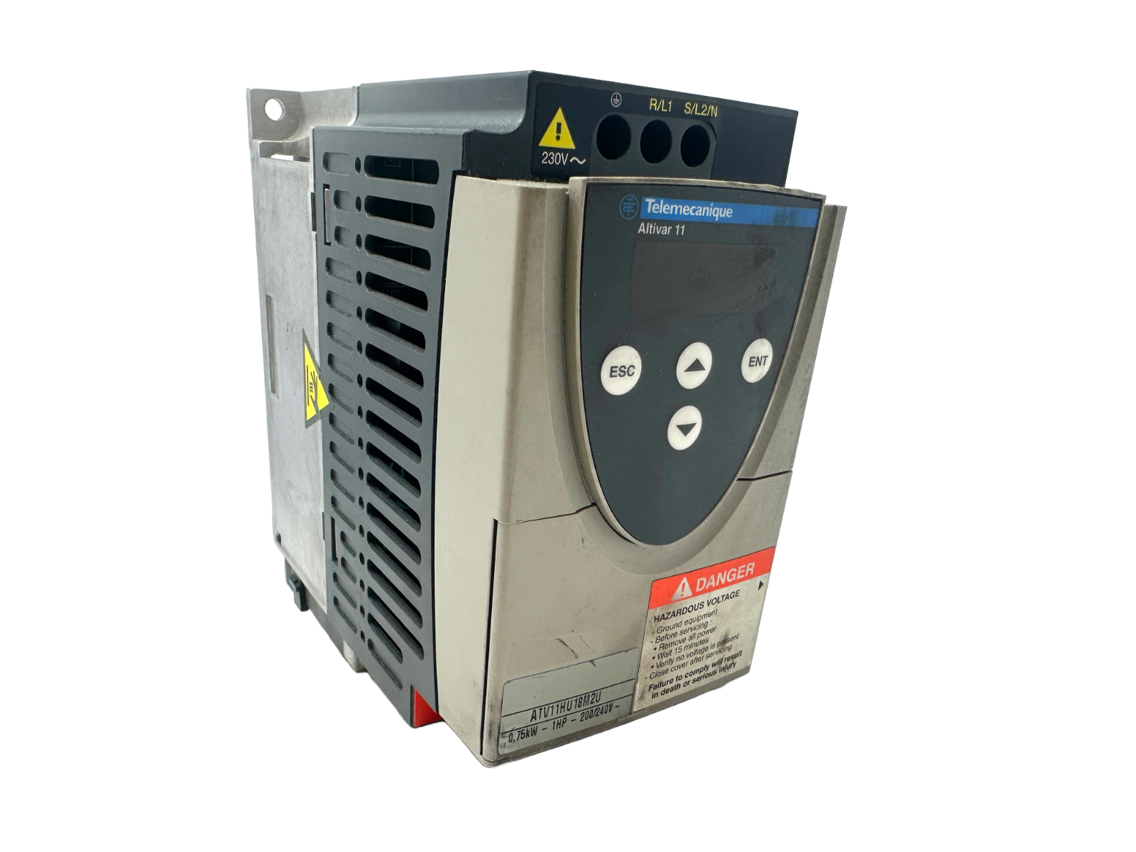 Used Telemecanique Altivar 11 Variable Speed Drive ATV11HU18M2U - TELEMECANIQUE