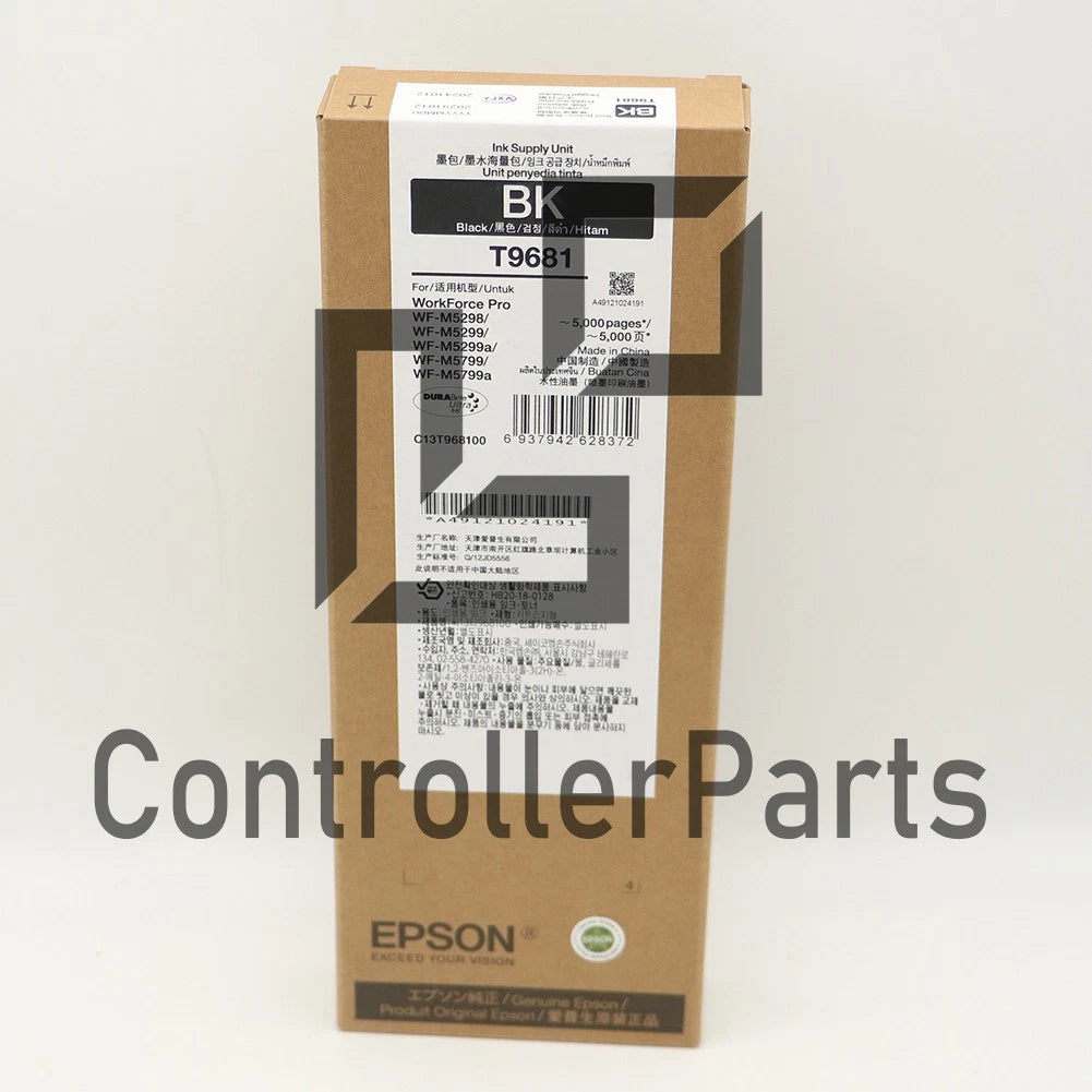 1PCS T9681 Black Ink Cartridge For Epson WF-M5799a M5799 WF-M5299a M5299