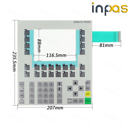 new For 6AV6542-0BB15-2AX0 Membrane switch keypad 6AV65 42-0BB15-2AX0 OP170B