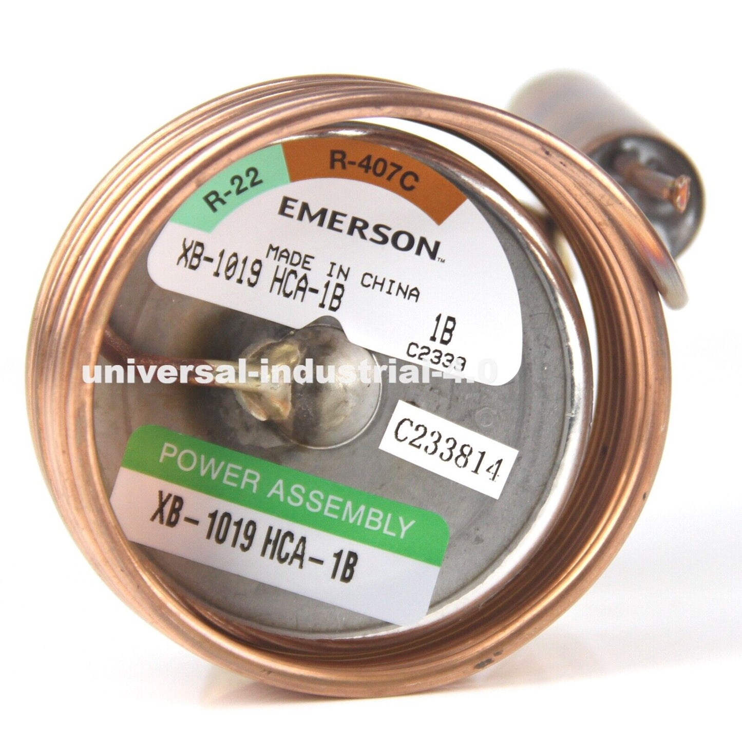 EMERSON XB-1019HCA-1B Thermo Expansion Valve Power Assembly - EMERSON