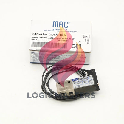 MAC 34B-ABA-GDFA-1BA Solenoid Valve 24VDC 1pcs