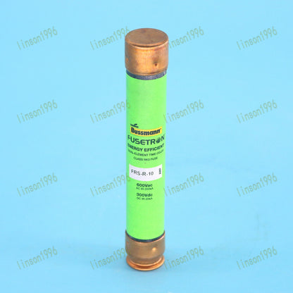 5PCS Bussmann FRS-R-10 600V 10Amp Fusetron Dual Element Time-Delay Fuse - BUSSMANN