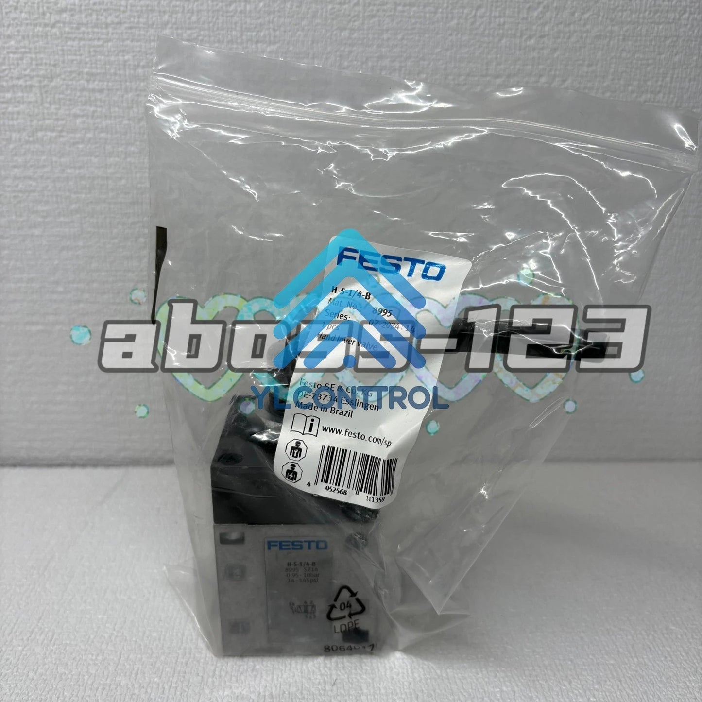 Festo H-5-1/4-B 8995 Rotary handle valve#1pcs