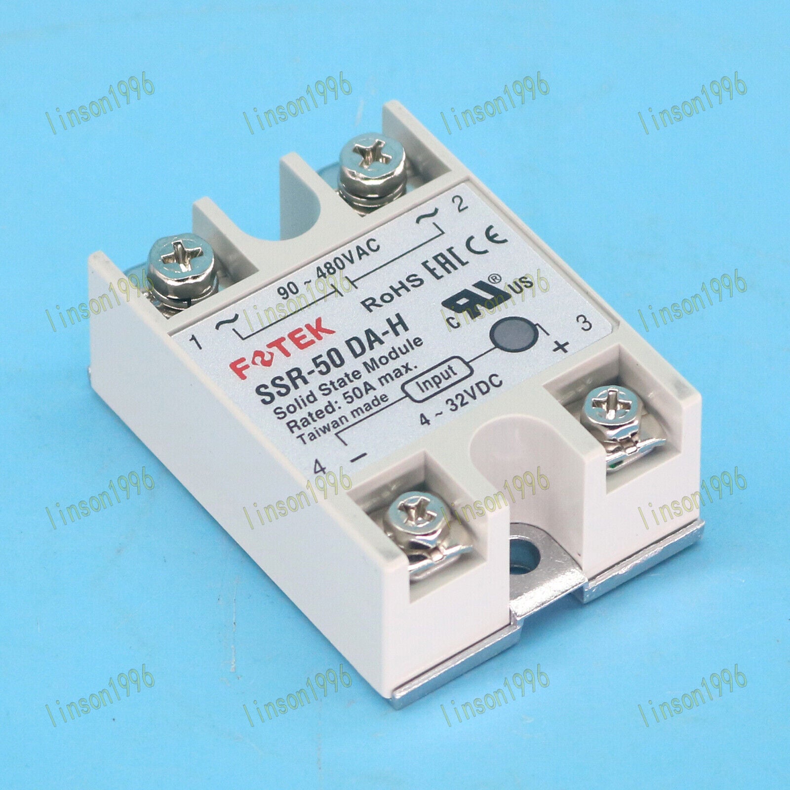 1PC Fotek Relay 50A SSR-50DA-H Fast - FOTEK