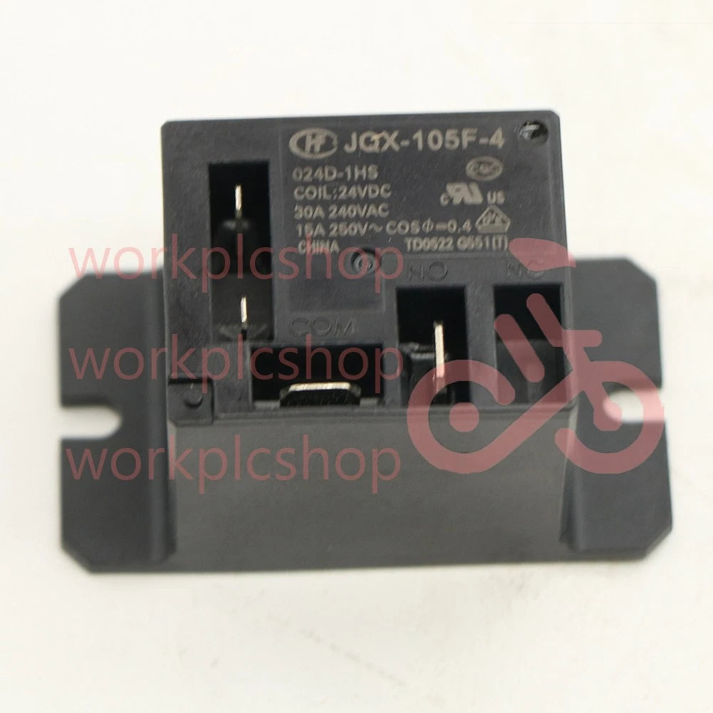 HONGFA HF105F-4-024D-1HST=JQX105F-4-024D-1HS 24VDC Power Relay 4Pins 30A 240VAC