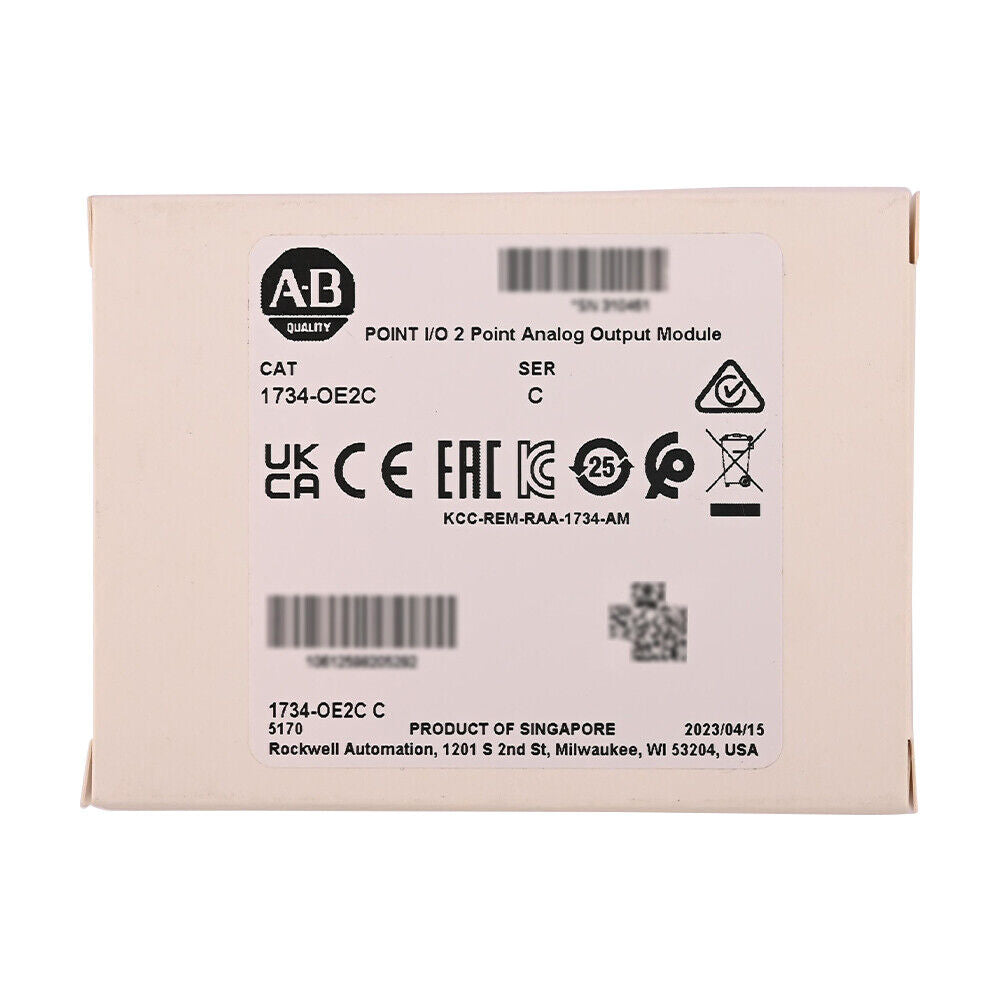 New AB 1734-OE2C SER C POINT 2 Points Analog Output Module - AB