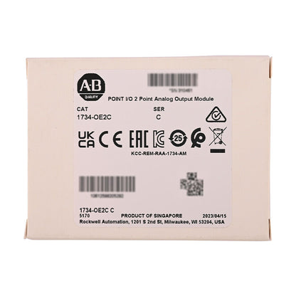 New AB 1734-OE2C SER C POINT 2 Points Analog Output Module - AB