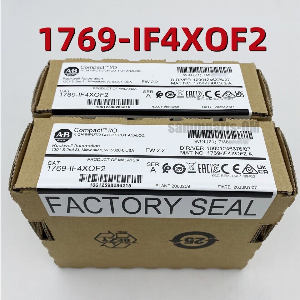 CompactLogix 6 Pt and Module - Sealed AB - 1769-IF4XOF2 - COMPACTLOGIX