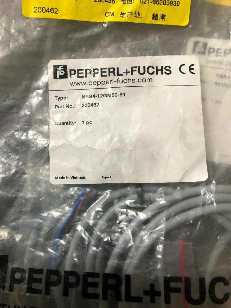 Pepperl+Fuchs NBB4-12GM50-E1 Proximity Switch New fast ship - PEPPERL+FUCHS