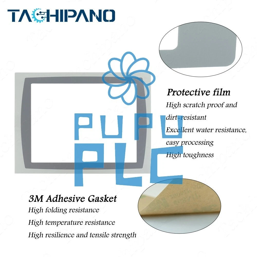1SET for 2711P-RDT15TP with Overlay 2711P-RBT15 Touch Screen Panel~