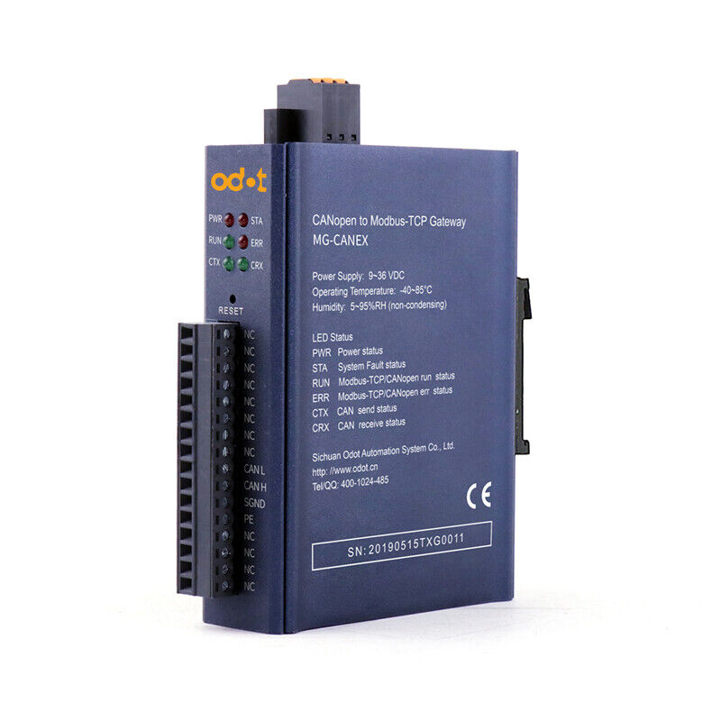new ODOT CANopen to Modbus TCP Ethernet Protocol Converter Industrial Gateway - KOEED