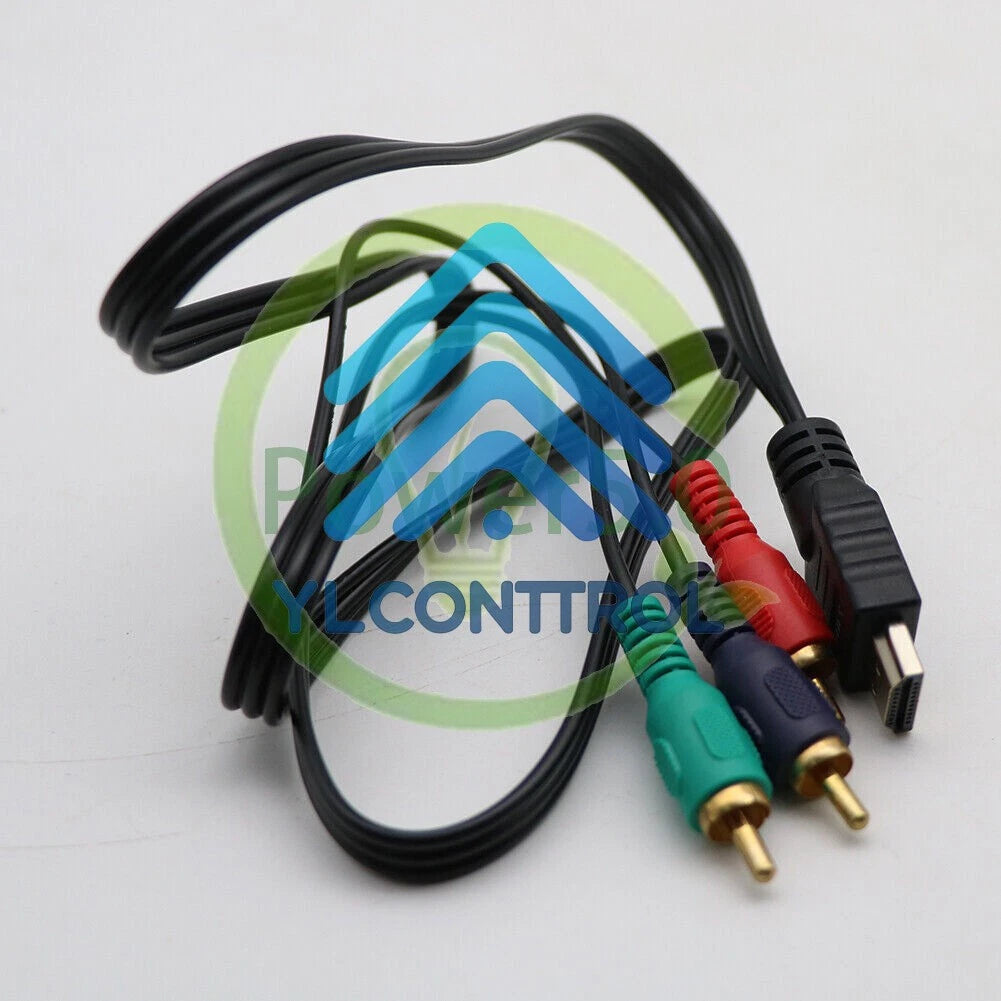 AV Connection Cable Adapter For HDTV DVD HDMI Male to 3 RCA Video Audio 1PCS