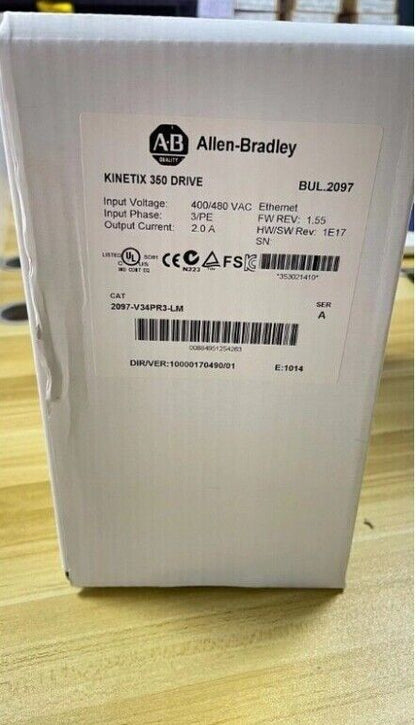Allen Bradley 2097-V34PR5-LM Kinetix 350 Servo Drive 2.0kW 3-Phase 400/480VAC - ALLEN BRADLEY