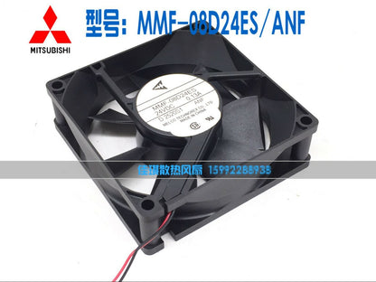 1pcs Mitsubishi MMF-08D24ES-ANF 8025 24V 0.13A 2-wire inverter fan