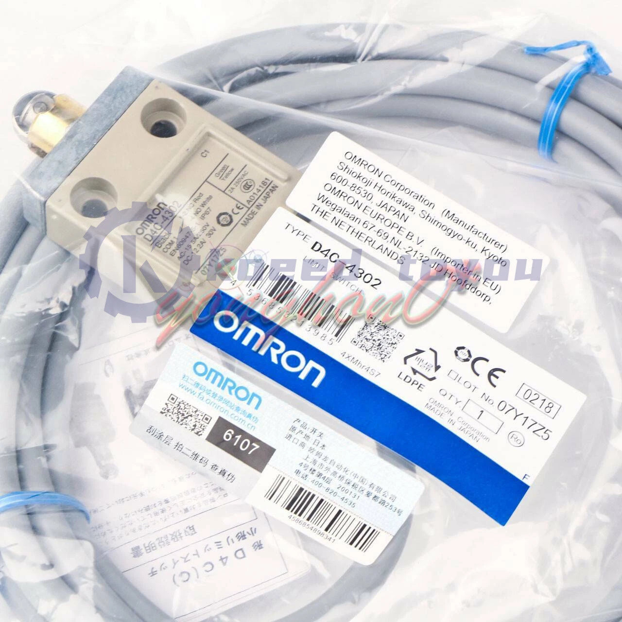 1Pcs Omron D4C-4302 Limit Switch