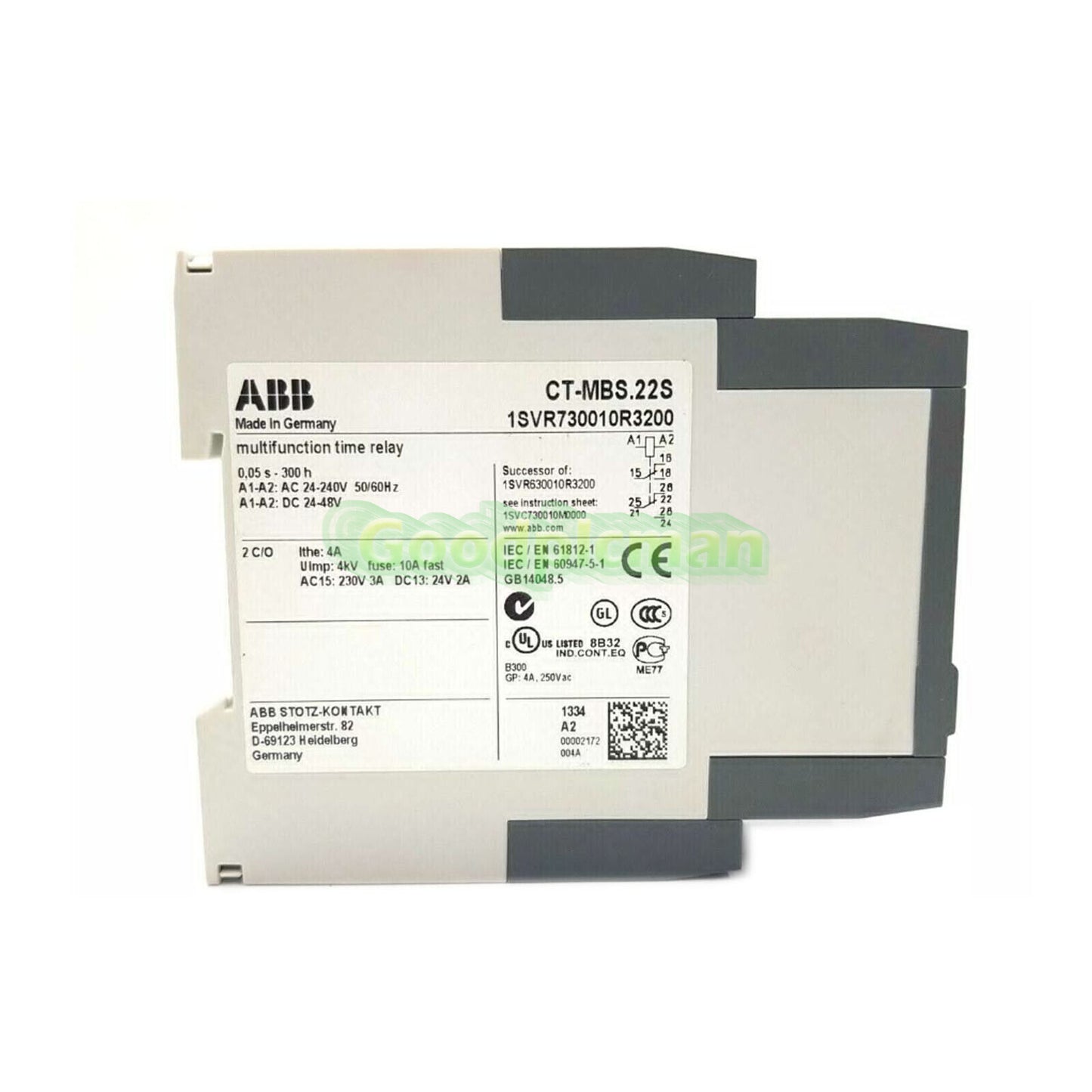FIT FOR CT-MBS.22S 24-240V Time Relay 1Pcs/
