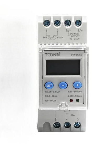 TOONE ZYT15GK-X Intelligent Light Control Switch Light Sensor With Probe - TOONE