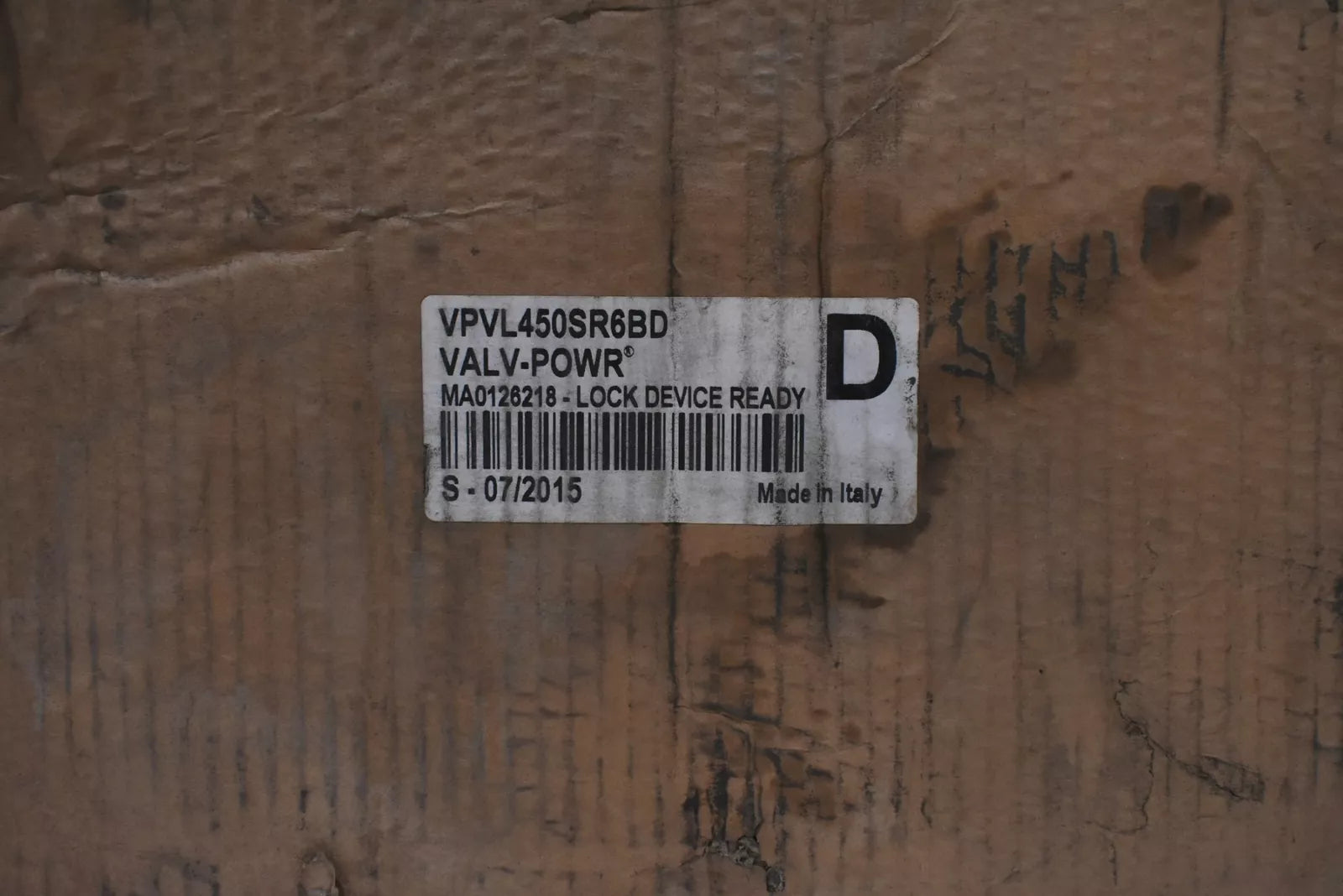 JAMESBURY VPVL450SR6BD - Repair Evaluation Only - JAMESBURY