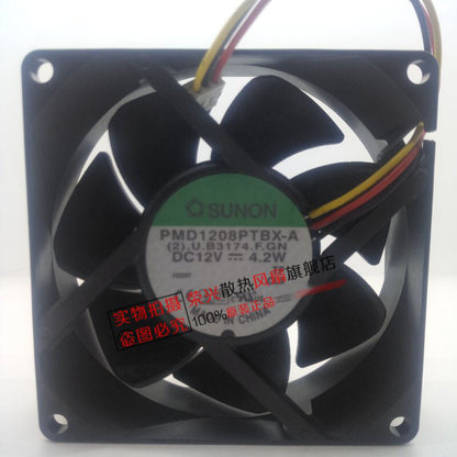 SUNON PMD1208PTBX-A 8025 12V 4.2W 8cm Chassis Fan Power Supply Fan