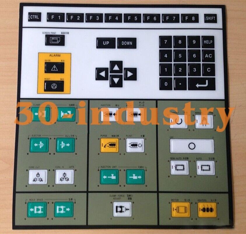 Membrane Keypad for Sumitomo Injection Molding Machines - Series SH, SE, SED - SUMITOMO