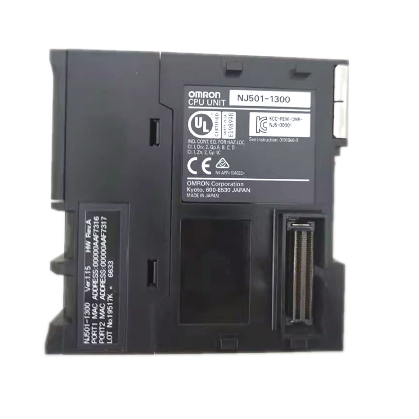 OMRON NJ501-1300 CPU Unit In Box - OMRON