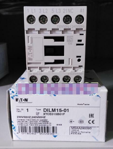 new 1PCS  Eaton Moeller DILM15-01 XTCE015B01F AC Contactor 230V