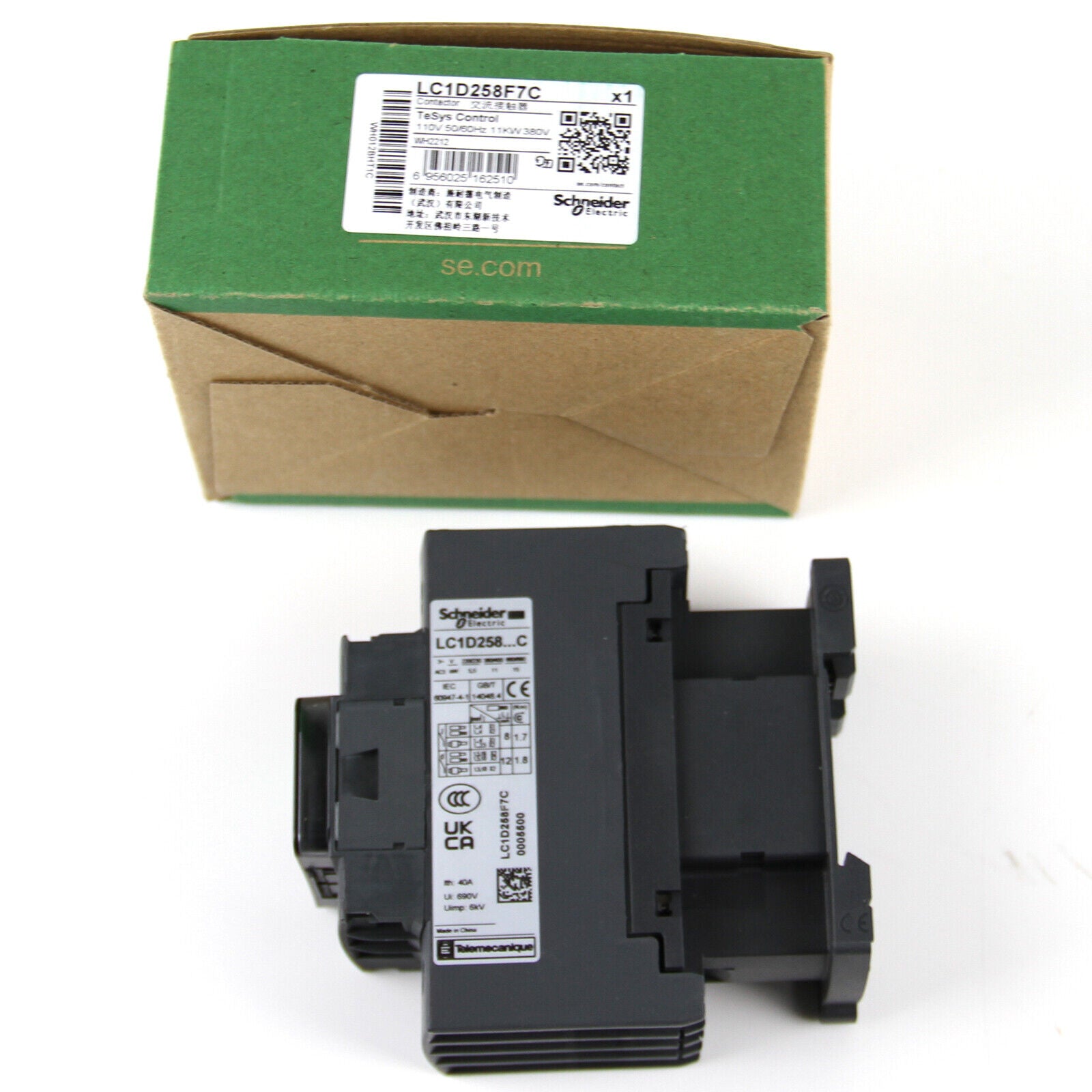 New 1PC SCHNEIDER LC1D258F7C Contactor Relay AC110V - SCHNEIDER