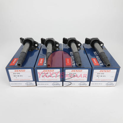 4PC Ignition Coil DENSO For Denso 90919-02258 673-1310 Corolla Prius 1.8L