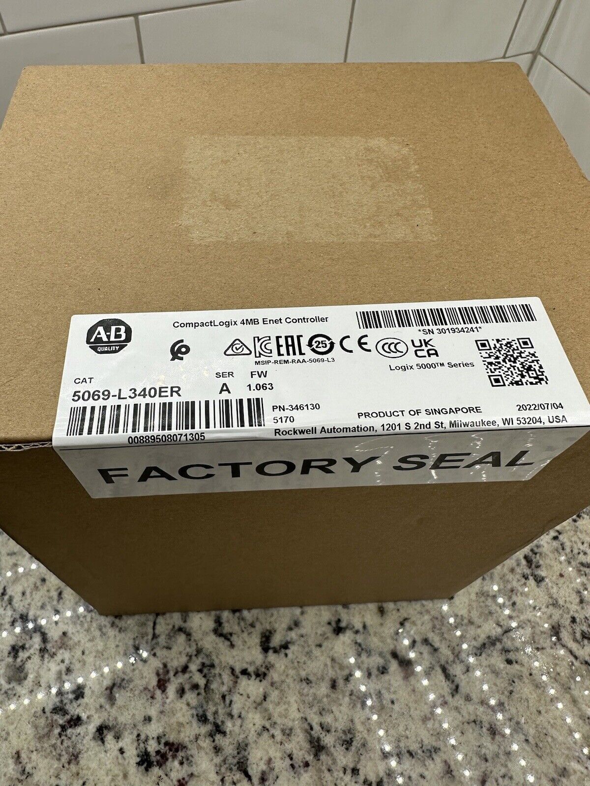 1PC Allen Bradley 5069-L340ER New Factory Sealed - ALLEN BRADLEY