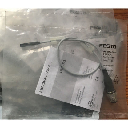 FESTO Magnetic Switch SMT-8M-A-PS-24V-E-0.3-M12 - FESTO