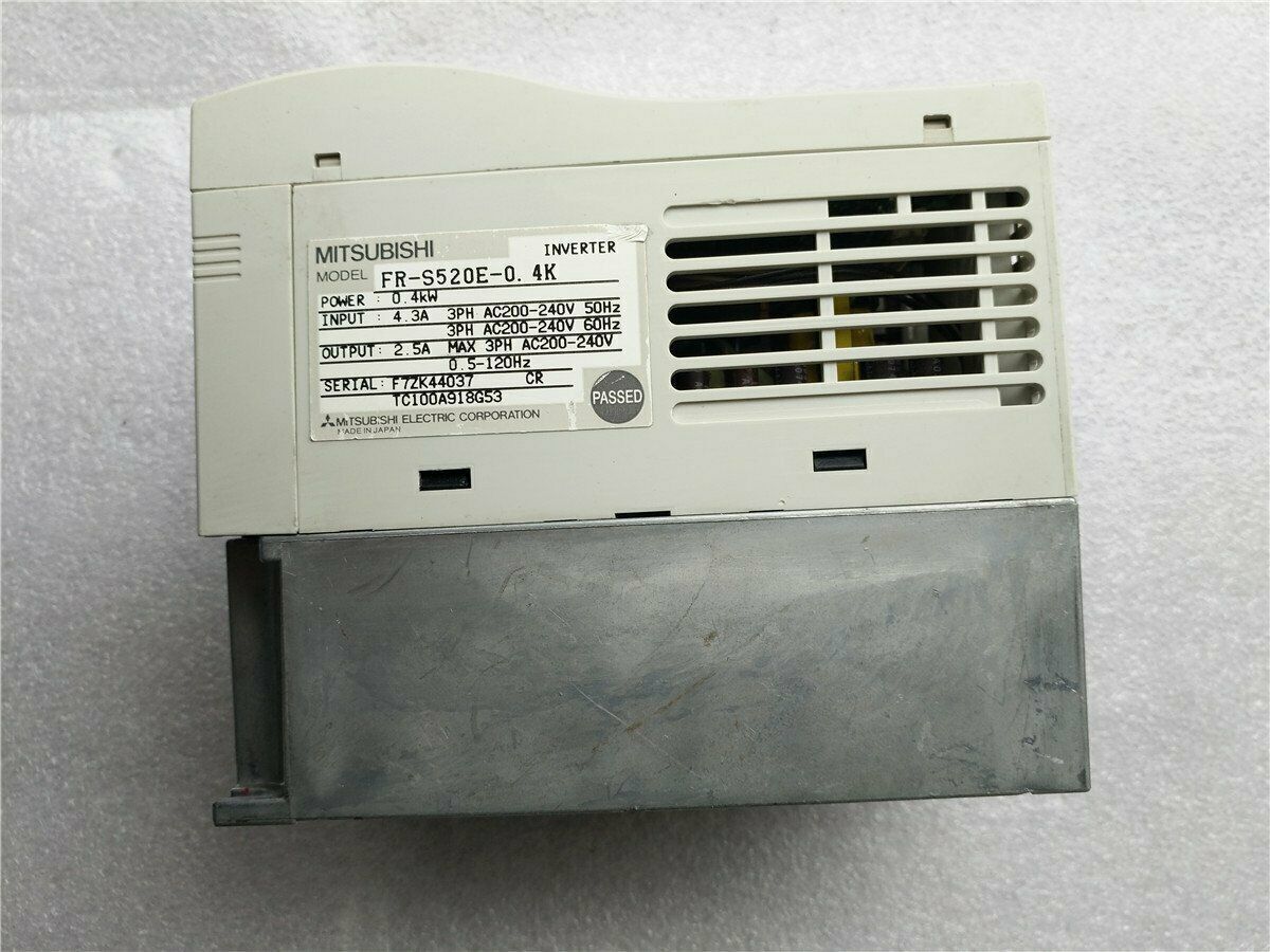 used ONE Mitsuboshi Inverter FR-S520E 0.4K 220V – Tested, Good Condition - ONE MITSUBOSHI