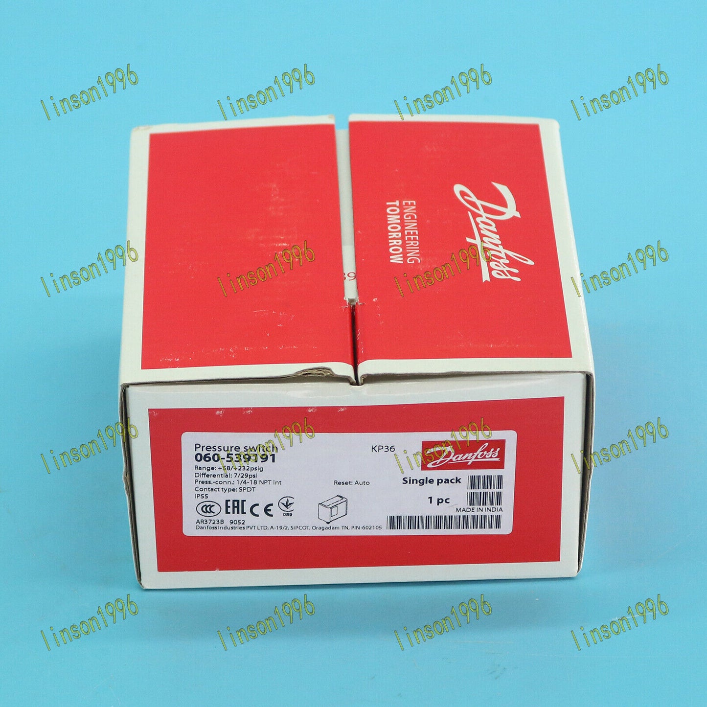 Danfoss Pressure Switch KP36 060-539191 - DANFOSS