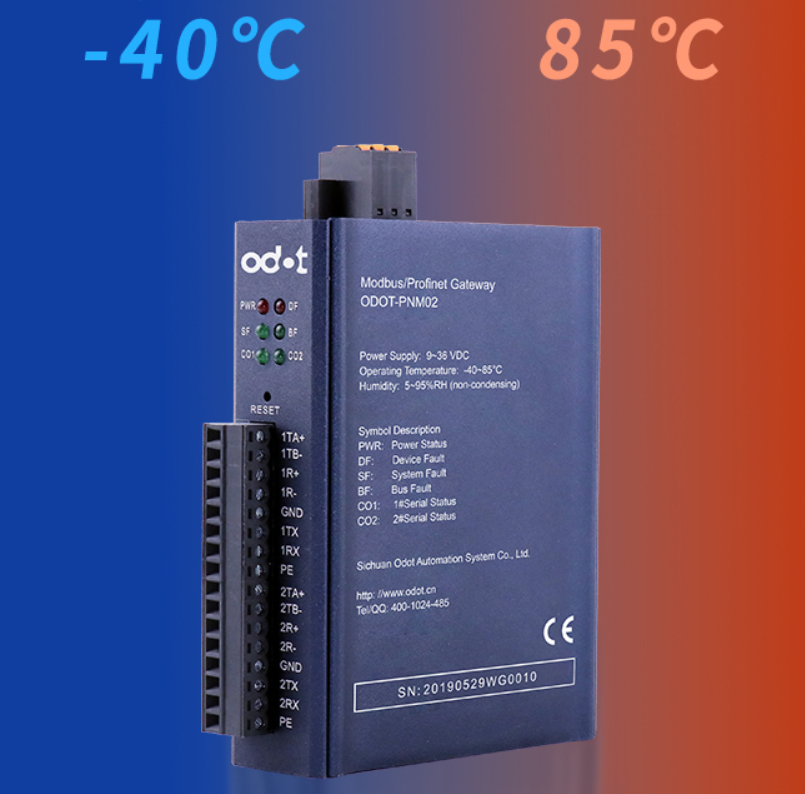 new ODOT Modbus rtu to Profinet communication protocol converter industrial gateway - ODOT